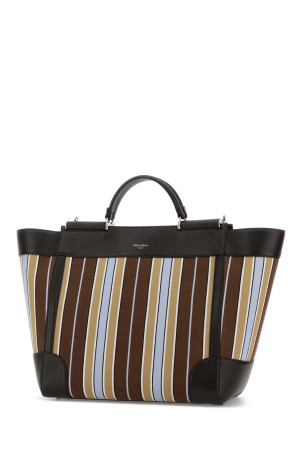 Embroidered fabric Sicily shopping bag DOLCE & GABBANA (BM2448B0379)