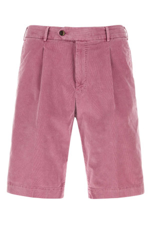 Fuchsia stretch corduroy bermuda shorts PT TORINO (CBBTJKZA0CL1VT97)