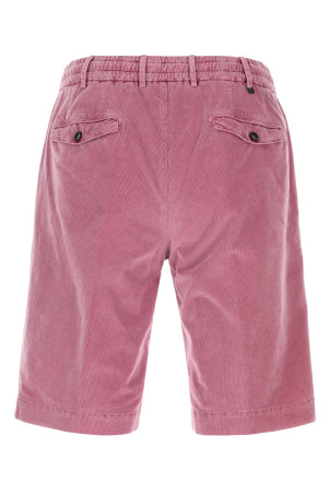 Fuchsia stretch corduroy bermuda shorts PT TORINO (CBBTJKZA0CL1VT97)