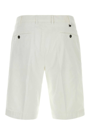 White stretch cotton bermuda shorts PT TORINO (CBBTKCZ00CL1PU42)