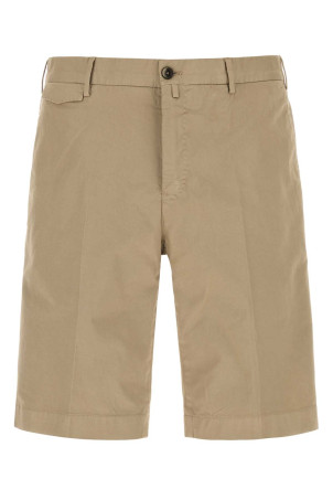Beige stretch cotton bermuda shorts PT TORINO (CBBTKCZ00CL1PU42)
