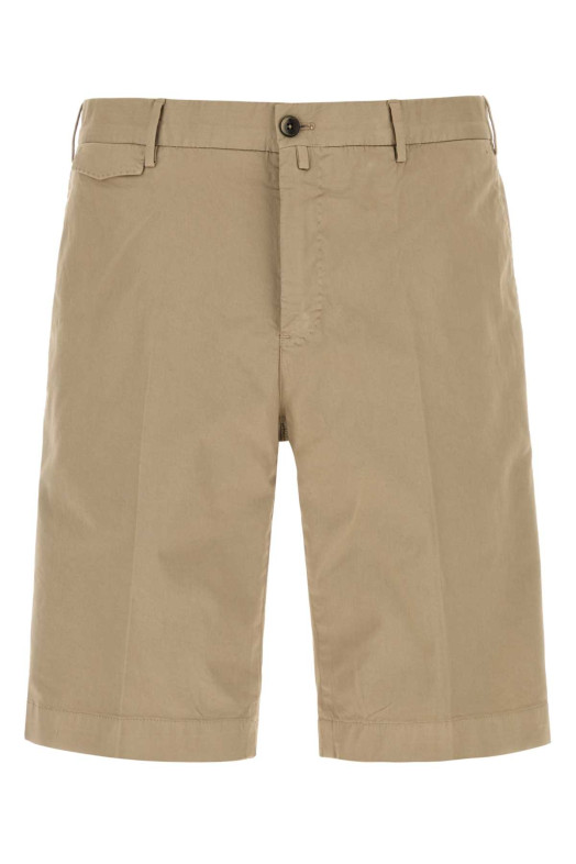 Beige stretch cotton bermuda shorts PT TORINO (CBBTKCZ00CL1PU42)