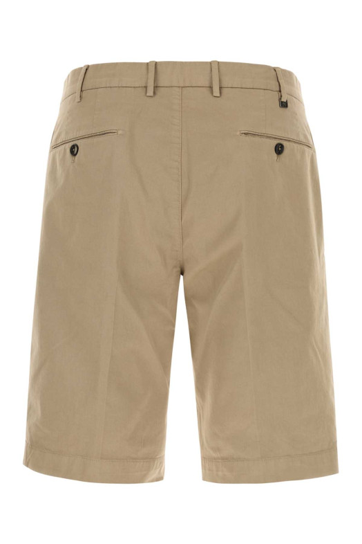 Beige stretch cotton bermuda shorts PT TORINO (CBBTKCZ00CL1PU42)