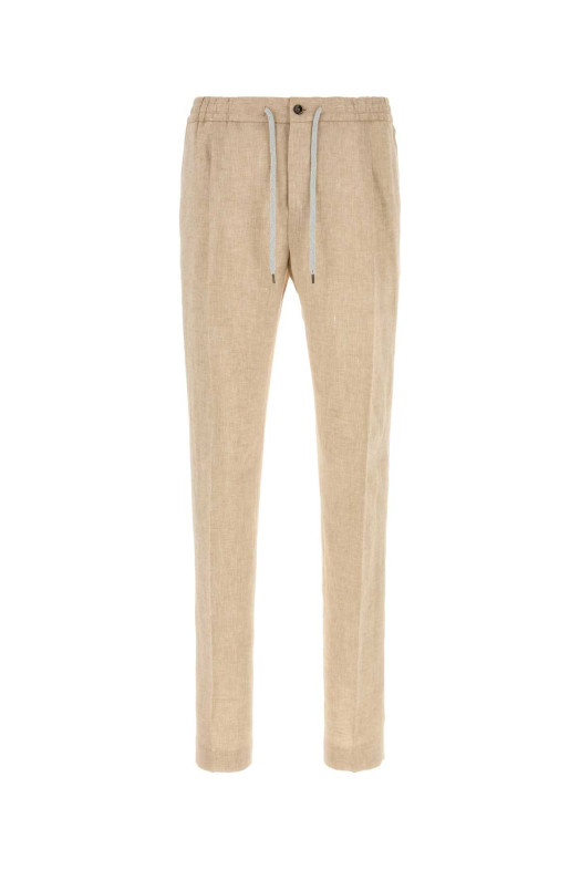 Beige linen pant PT TORINO (COTSCNZA0CL1BB58)