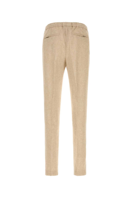 Beige linen pant PT TORINO (COTSCNZA0CL1BB58)