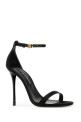 Black satin sandals Black DOLCE & GABBANA (CR2018A7630)