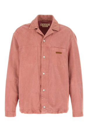 Pink suede shirt MARNI (CUMY0033A1ULA761)