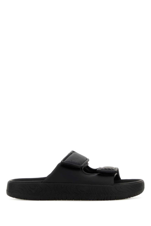 Black leather Etna slippers VEJA (EM0221052)