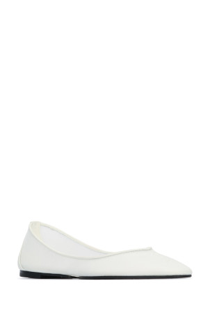 LES BALLERINES OVALO White JACQUEMUS (FOW00183AW00814)