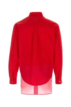 Red nylon shirt FENDI (FS1361AYXC)