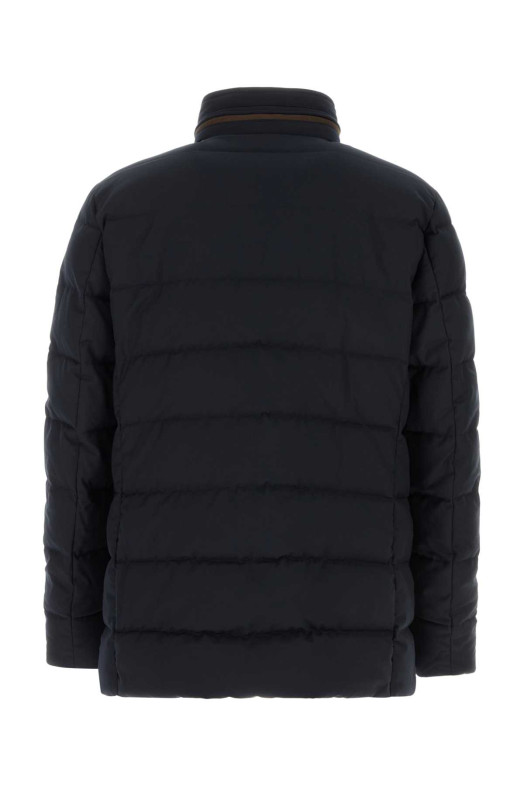 Midnight blue polyester blend Ilvo down jacket Blue MOORER (ILVOPUM)
