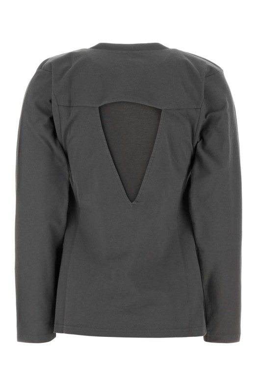 Dark grey cotton t-shirt Multicolor JIL SANDER (J03GC0158J20358)