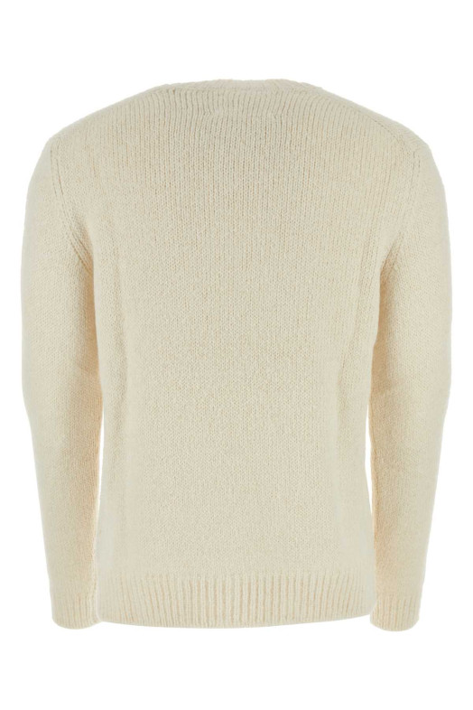 Ivory alpaca blend sweater JIL SANDER (J22GP0132J14628)
