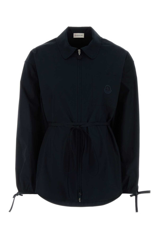 Midnight blue poplin shirt Blue MONCLER (L10932F00021597LQ)