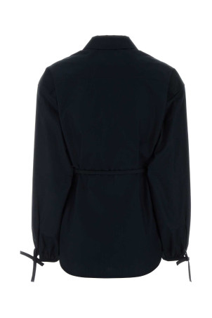 Midnight blue poplin shirt Blue MONCLER (L10932F00021597LQ)