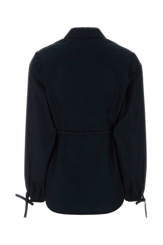 Midnight blue poplin shirt Blue MONCLER (L10932F00021597LQ)