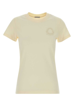 Cream cotton t-shirt Multicolor MONCLER (L10938C0006189AUO)