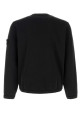 Black cotton sweatshirt Black STONE ISLAND (L1S156100011S0297)