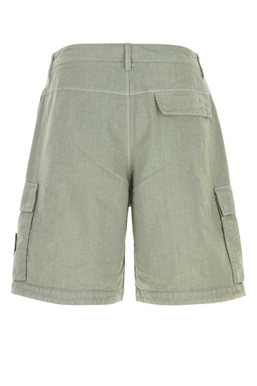 Sage green nylon bermuda shorts STONE ISLAND (L1S15L100001S0069)