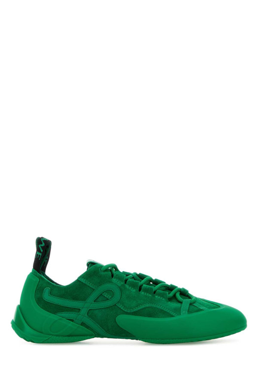 Green suede Grip sneakers LOEWE (L814282X76)