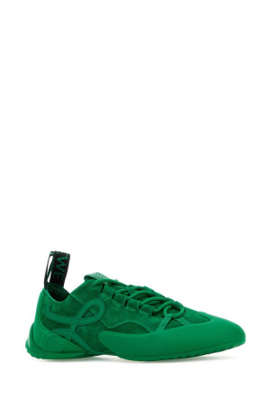Green suede Grip sneakers LOEWE (L814282X76)