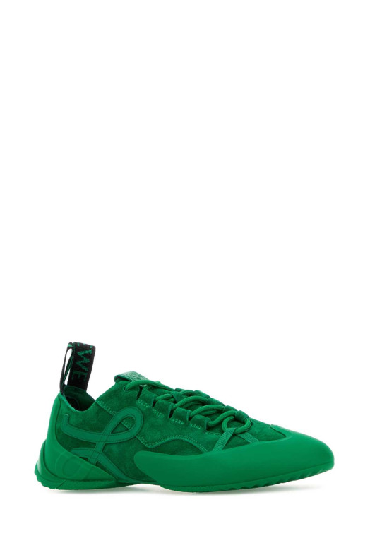 Green suede Grip sneakers LOEWE (L814282X76)