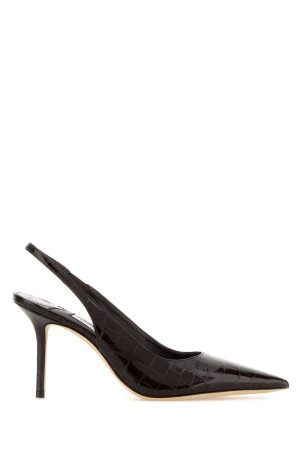 Dark brown leather Love pumps JIMMY CHOO (LOVESB85CBH)
