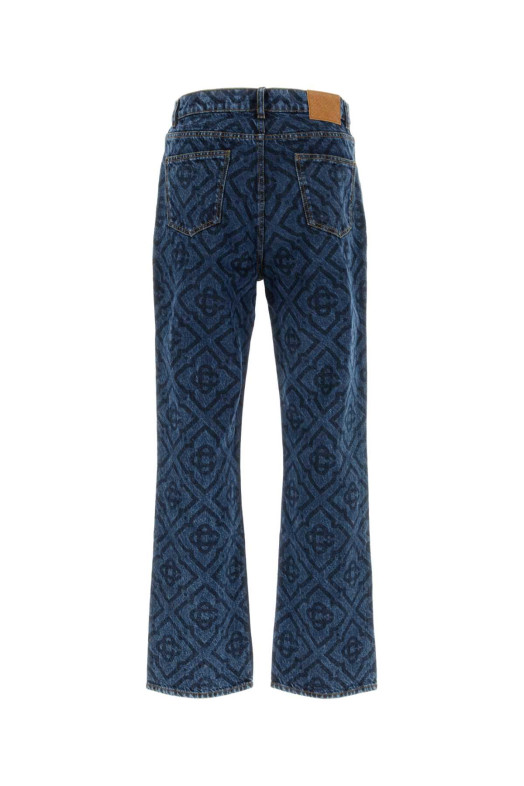Printed denim jeans CASABLANCA (MF24TR00201)