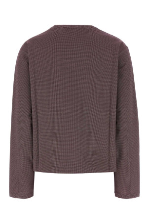 Two-tone jersey t-shirt MIU MIU (MJLA47SOOO19J4)