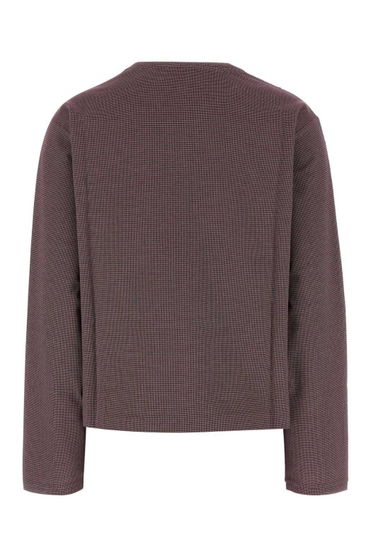 Two-tone jersey t-shirt MIU MIU (MJLA47SOOO19J4)