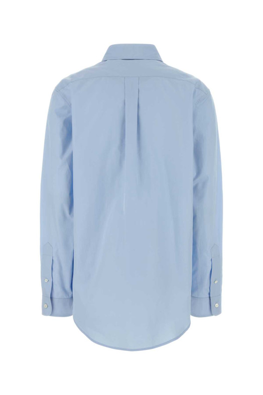 Light-blue poplin shirt MIU MIU (MK1693SOOO19SE)