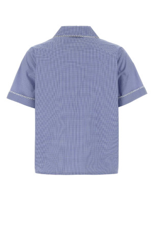 Embroidered cotton shirt MIU MIU (MK2016SOOO187G)