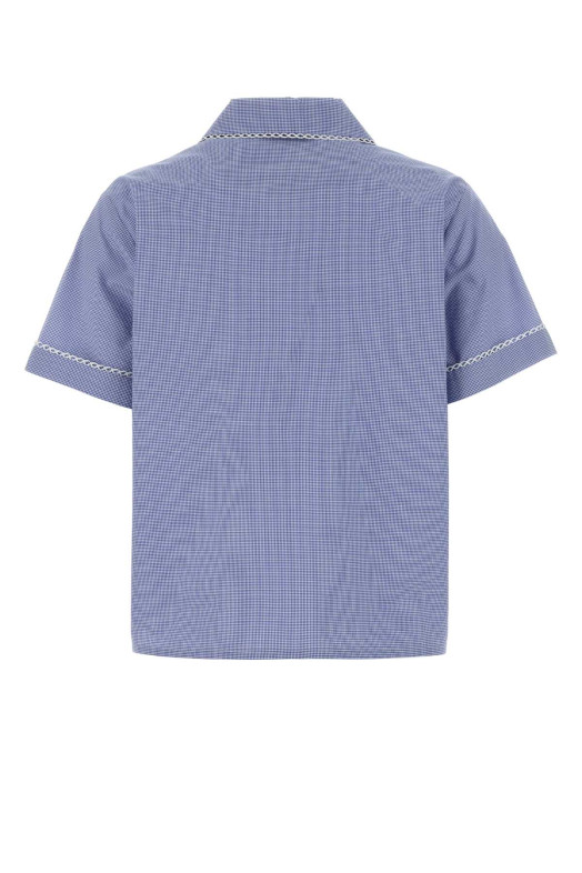 Embroidered cotton shirt MIU MIU (MK2016SOOO187G)