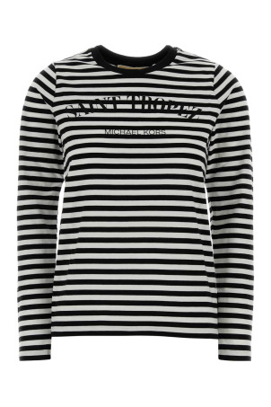 Embroidered cotton t-shirt White/Black MICHAEL BY MICHAEL KORS (MS6520JKWZ)