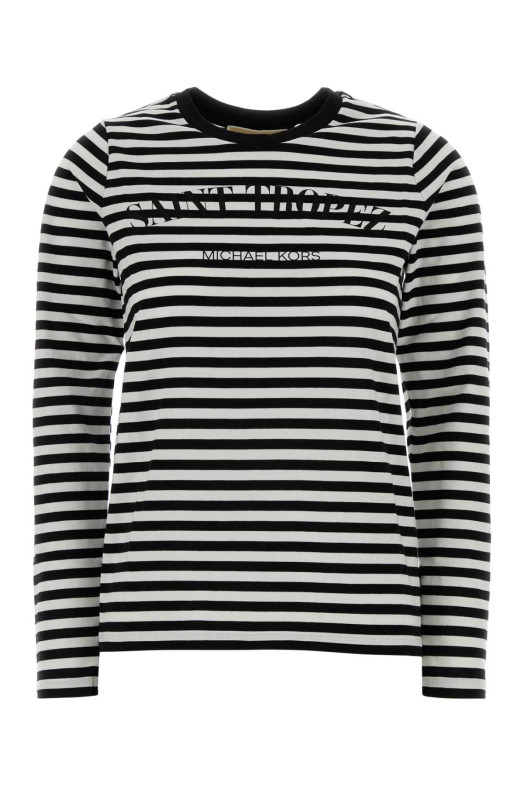 Embroidered cotton t-shirt White/Black MICHAEL BY MICHAEL KORS (MS6520JKWZ)