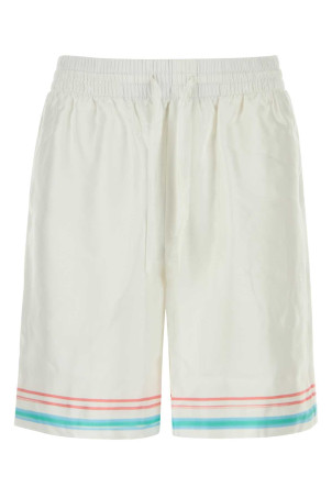 White silk bermuda shorts CASABLANCA (MSP26TR39901)