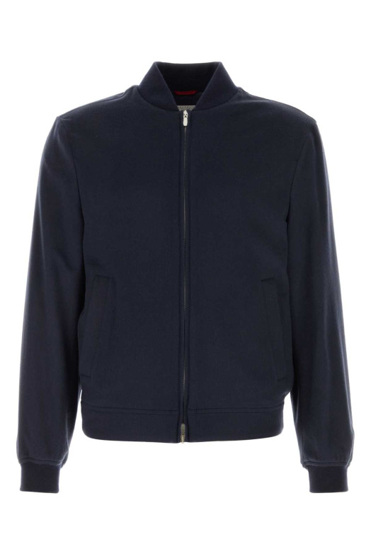 Navy blue cashmere jacket BRUNELLO CUCINELLI (MV4216550)