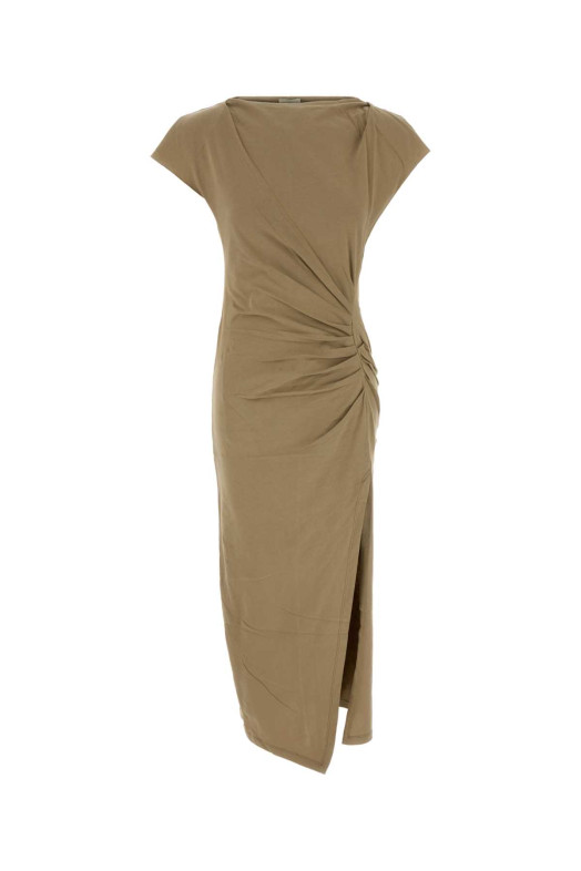 Khaki cotton Nadela dress ISABEL MARANT (RO0307FAA1N41I)