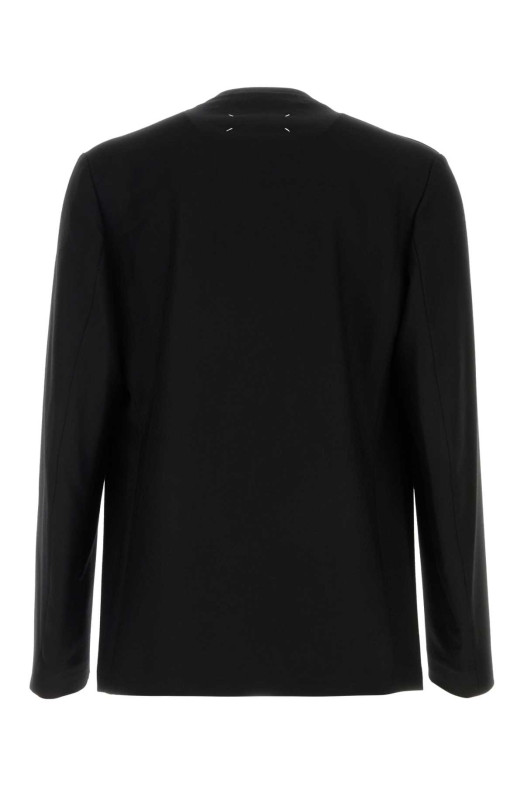 Black wool blazer MAISON MARGIELA (S50BN0318S47782)