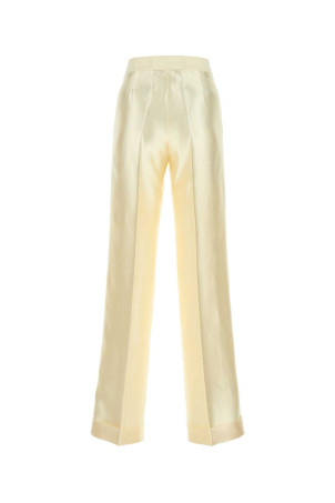 ivory viscosa blend wide-leg pant Black MAISON MARGIELA (S51KA0566S60540)