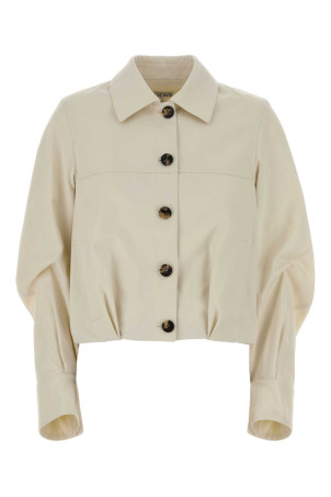 Ivory cotton blend jacket Beige LOEWE (S540Y02XCY)