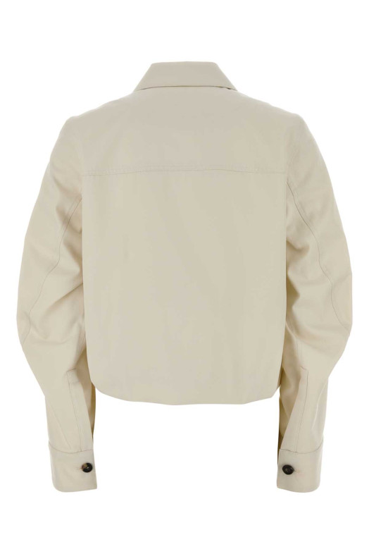 Ivory cotton blend jacket Beige LOEWE (S540Y02XCY)