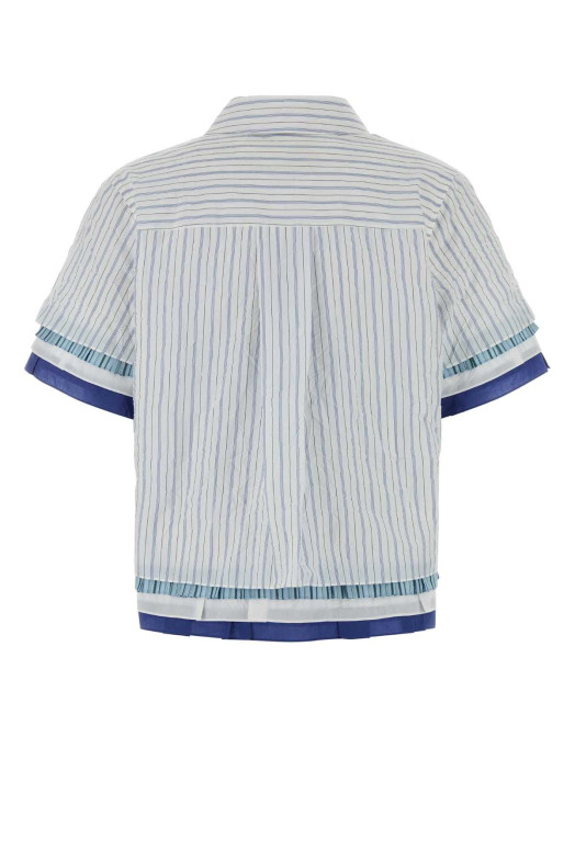 Embroidered cotton blend shirt Multicolor LOEWE (S540Y05XCW)