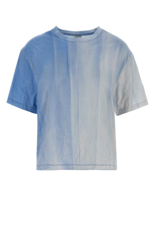 Light-blue jersey t-shirt BLUE LOEWE (S540Y22X86)