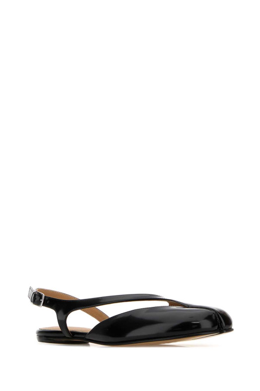 Black leather Tabi ballerinas MAISON MARGIELA (S58WP0295P8193)