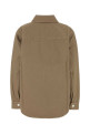 Cappuccino denim oversize shirt AMI (UJK897DE0126)