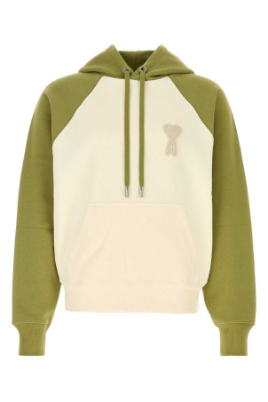 Two-tone cotton sweatshirt AMI (USW782747)