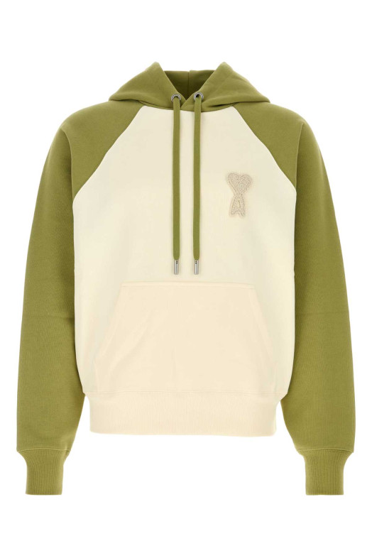 Two-tone cotton sweatshirt AMI (USW782747)