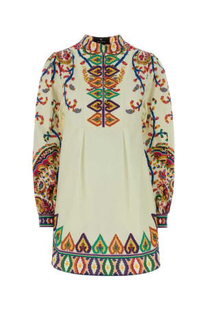 Cream poplin dress ETRO (WRHA055399SP5I4)