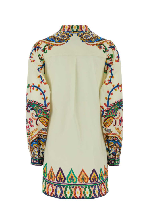 Cream poplin dress ETRO (WRHA055399SP5I4)